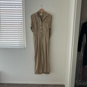 H&M Khaki Jumpsuit